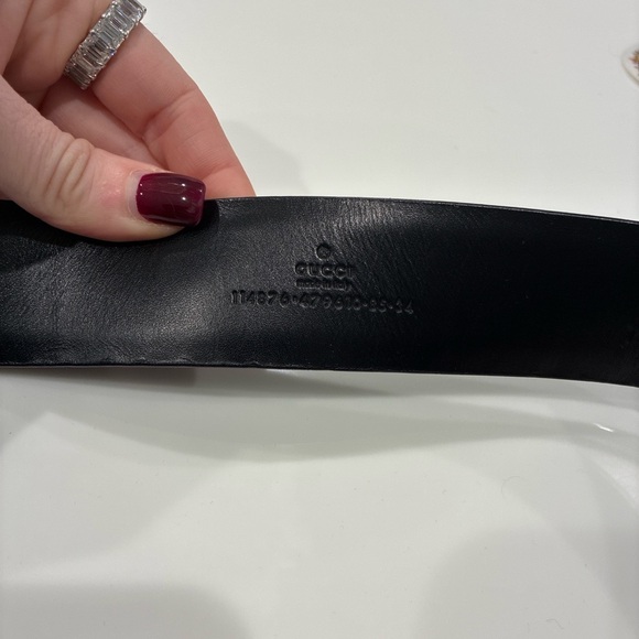 Gucci Python GG Marmont Belt with Resin buckle - Picture 2 of 3